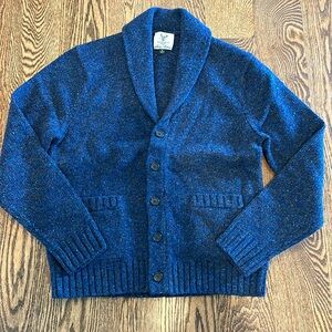 Blue Donegal Brooks Brothers cardigan